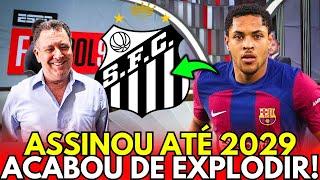 BOMBA! GE CONFIRMOU TUDO! FECHOU ATÉ 2029! PEGOU DE SURPRESA! ÚLTIMAS NOTÍCIAS DO SANTOS FC!