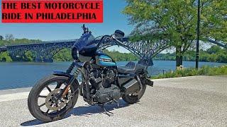 The Best Motorcycle Ride in Philadelphia III Kelly Drive III Harley Iron 1200