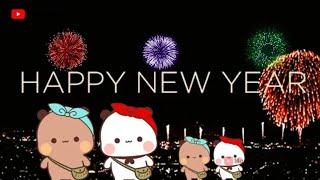 Happy New Year 2025 ️ Celebration By Ghuchu Puchu Babys' & Peachu Gomu #animation