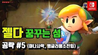 젤다 꿈꾸는 섬 공략 #5 (사막, 바다코끼리, 앵글러의 용소)