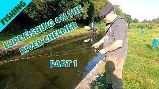 Lure Fishing Along The River Chelmer Essex Part 1