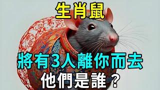 生肖鼠，不久將有3人離你而去，他們是誰？真的出乎意料！不看後悔！|明心見禪#生肖 #運勢 #命理 #屬相 #風水