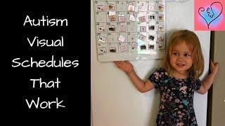 DIY Visual Schedules For Autism