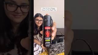 How To Use A Pepper Spray Correctly | IMPOWER Self Defence Pepper Spray | Sirona