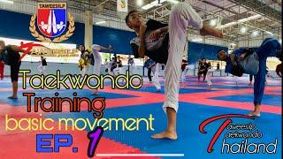 Taekwondo training basic movement Ep.1