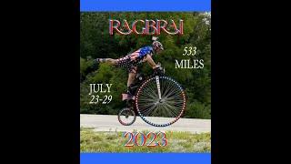 I rode my Penny Farthing 533 miles across Iowa in 100 degree heat! RAGBRAI 2023 - LuckyPennyUSA