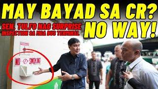 Senator Idol Raffy Tulfo , Nag surprise inspection sa mga Bus Terminal