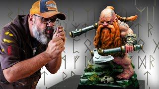 learn to tattoo a dwarf's arse | easy freehands for your Warhammer Minis