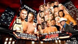 John Cena & Randy Orton vs RAW Roster RAW 3/17/2008 Highlights