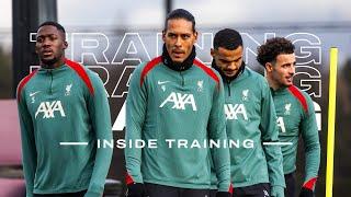 Inside Training: Gym forfeits, loads of goals & Man Utd preparations ️