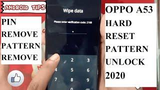 Oppo A53 Hard reset PATTERN UNLOCK SUCCESSFULLY 2020