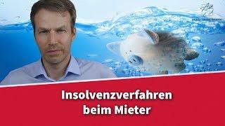 Insolvenzverfahren beim Mieter - Was muss der Vermieter machen? Rechtsanwalt Dr. Achim Zimmermann