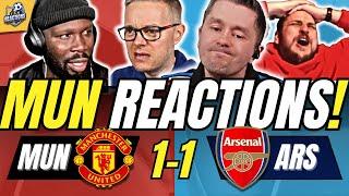 MAN UNITED FANS REACTION TO MAN UNITED 1-1 ARSENAL | PREMIER LEAGUE FAN REACTIONS