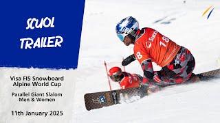 The first stop of the Visa FIS Snowboard World Cup in 2025 is taking place in Scuol | FIS Snowboard