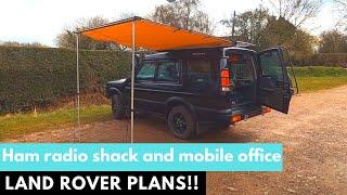 Ham radio shack and a mobile office in a Land Rover Discovery?