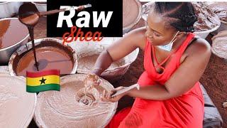 Amazing Way of Making Shea Butter in Ghana , Africa | How to Make Ghana 's Organic Shea Butter