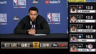 Stephen Curry Press Conference | NBA Finals Game 1