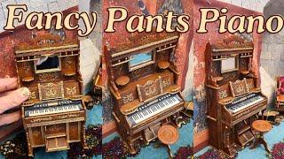 DIY the Prettiest Little Piano for your dollhouse or mini display