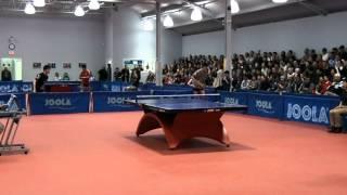 Shandong - Canada Table tennis friendly match 2012  Pierre-Luc Theirault vs Li Xing Chang 1