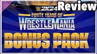 Review: 40 Years Of WrestleMania Bonus Pack DLC Content WWE 2K24 Is It Worth It