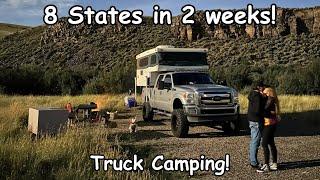 Truck Camping across 8 states for 2 weeks (Missy's Trip)