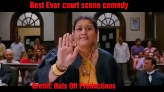 Best ever court scene ! Khichdi movie comedy scene! court room comedy