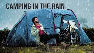 Camping in the rain | Motorcycle Camping | Sri lanka 