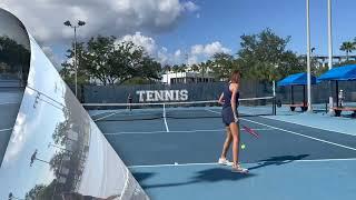 Fall 2023 Tennis recruiting video - Ita Habekovic