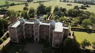 Doddington Hall from above