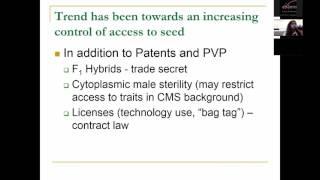 Trends in Intellectual Property Protection in Plant Breeding