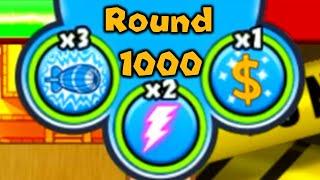 HYPERSPEED HACK :: How FAST Is ROUND 1000!? INSANE LATEGAME...(Bloons TD Battles)