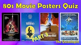 Name the 1980's movies from their posters quiz (part 3)