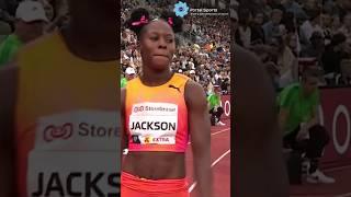 Women's 200m, Oslo Diamond League 2024 (Bislett Games) #trackandfield2024  #sherickajackson