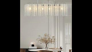 Crystal Decorative Chandelier For Living Room Unique Design Kitchen Island light