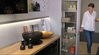 Hacker Kitchens Greenwich | Pull Out Pantry | Tall Cabinets