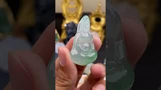 天然缅甸翡翠观音