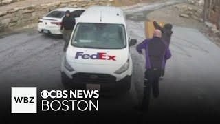 FedEx driver ambushed in Harvard, package stolen