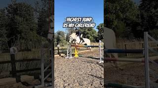 Me vs my girlfriend #horse #equestrian #pony #horseriding #horses