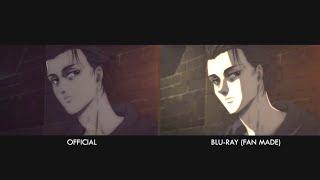 Major Diffences in Attack On Titan Bluray And Official | Credit - Vlayd