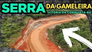 SERRA DA GAMELEIRA EM OBRAS IMAGENS AÉREAS VITÓRIA DA CONQUISTA-BA