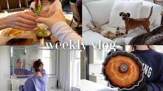 VLOG | home decor plans + cleaning motivation, farmers market, lemon cake recipe & girls day!