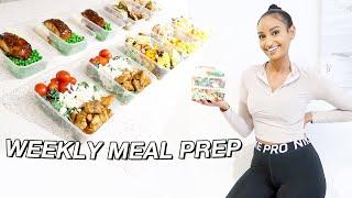 MEAL PREP WITH ME FOR THE WEEK meal prepping for beginners for a healthy living