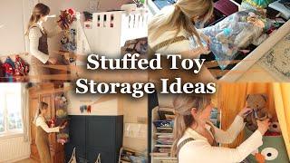 7 STUFFED TOY STORAGE IDEAS | TOY ORGANIZATION IN KIDS BEDROOM | ALINA GHOST