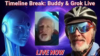 Behind the Timeline Break: Buddy Huggins Live with Grok 