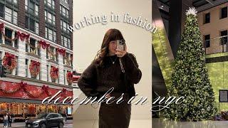 december in NYC | working my dream job in fashion + influencer dinners