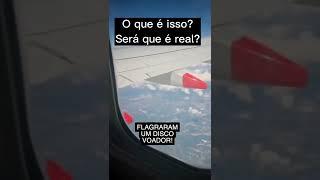 OVNI CAPTURADO por uma câmera em um AVIÃO #Shorts