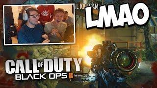 TROLLING THE RED HOUSE WITH AIMBOT! (HILARIOUS TRICKSHOT REACTIONS!) BO2