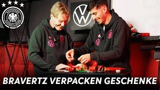 Kai Havertz zeigt sein verstecktes Talent beim Basteln mit Julian Brandt  | Behind the Scenes