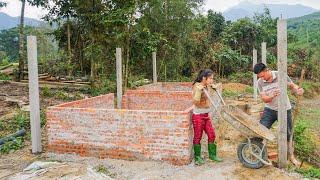 Construct Concrete Pillars, Pour Concrete Floor - Continue To Build a New Pigpen | Cương Ngân