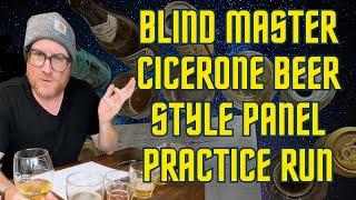 Blind Master Cicerone Beer Style Panel Practice Run